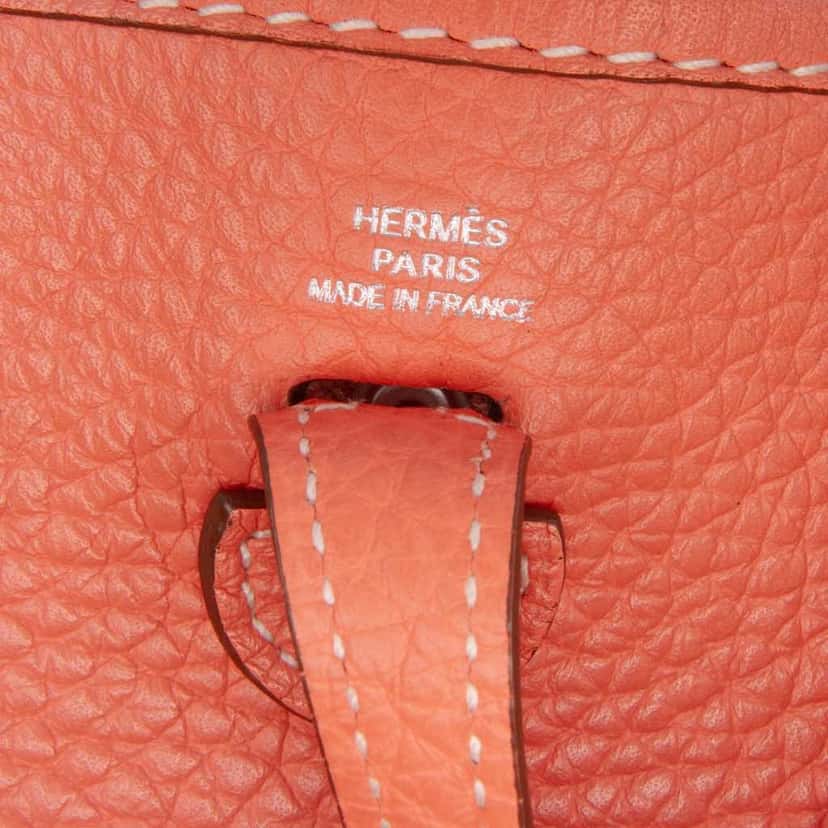 Hermès Clemence Evelyne TPM Orange Leather Good condition - Box View
