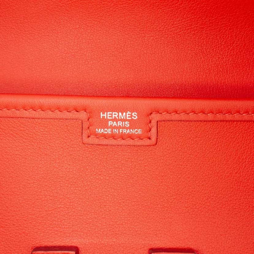 Hermès Swift Jige Elan 29 Red Leather Good condition - Box View
