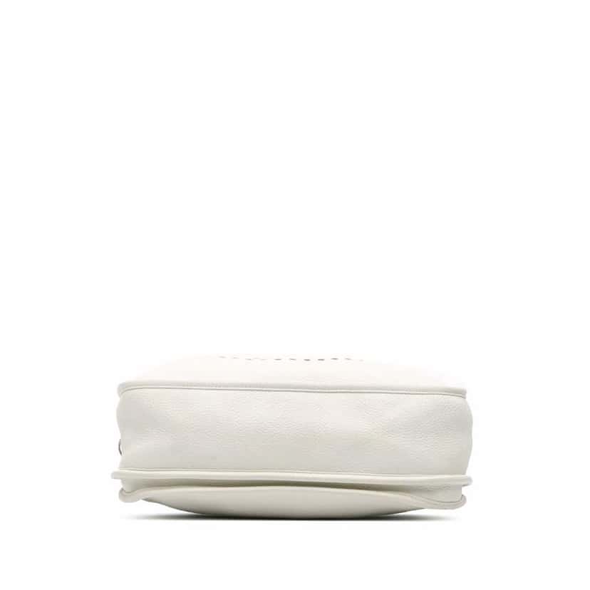 Hermès Clemence Evelyne III PM White Leather Good condition - Inside View