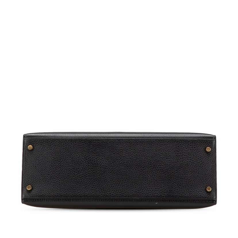 Hermès Ardennes Kelly Sellier 35 Black Leather Good condition - Inside View