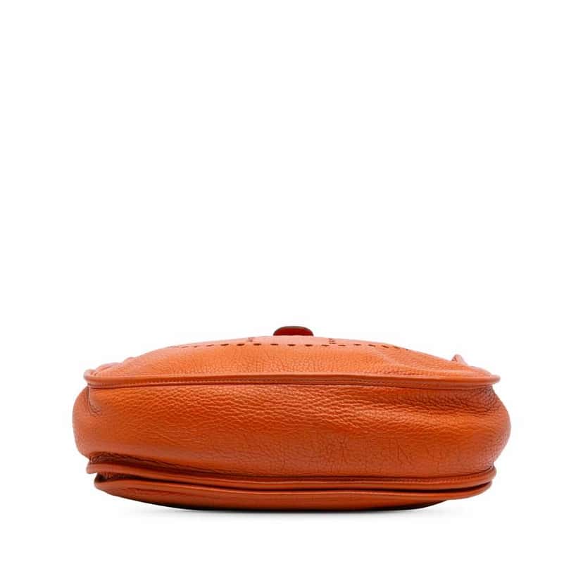 Hermès Clemence Evelyne III PM Orange Leather Good condition - Inside View
