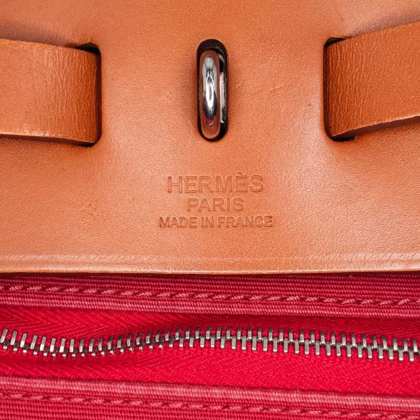 Hermès Toile Herbag Zip 31 Pink Good condition - Box View