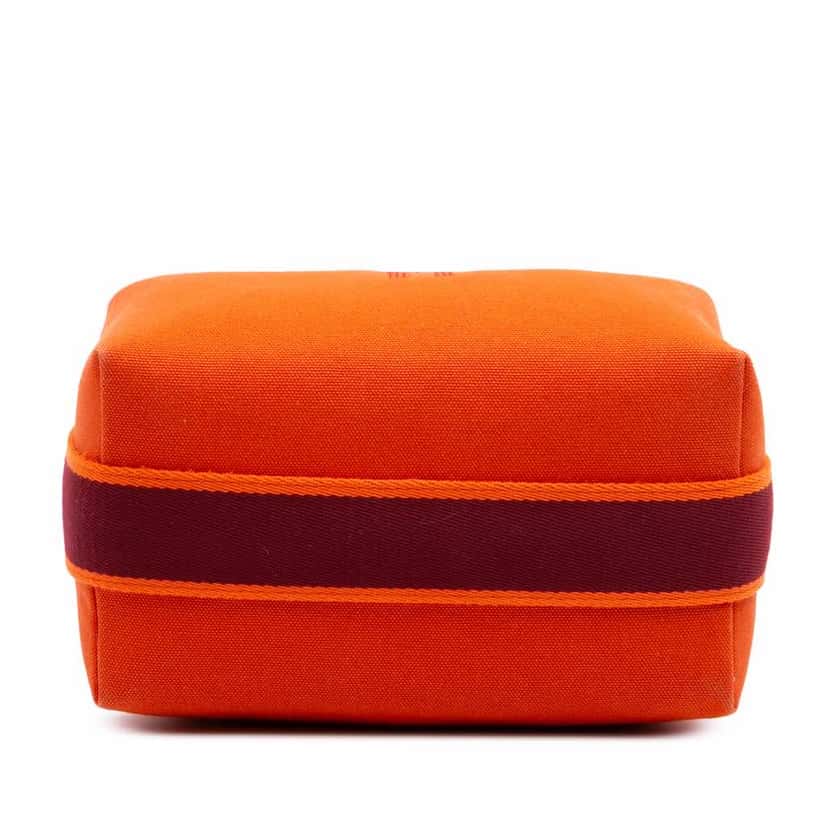 Hermès Small Canvas Bride A Brac Case Orange Good condition - Inside View