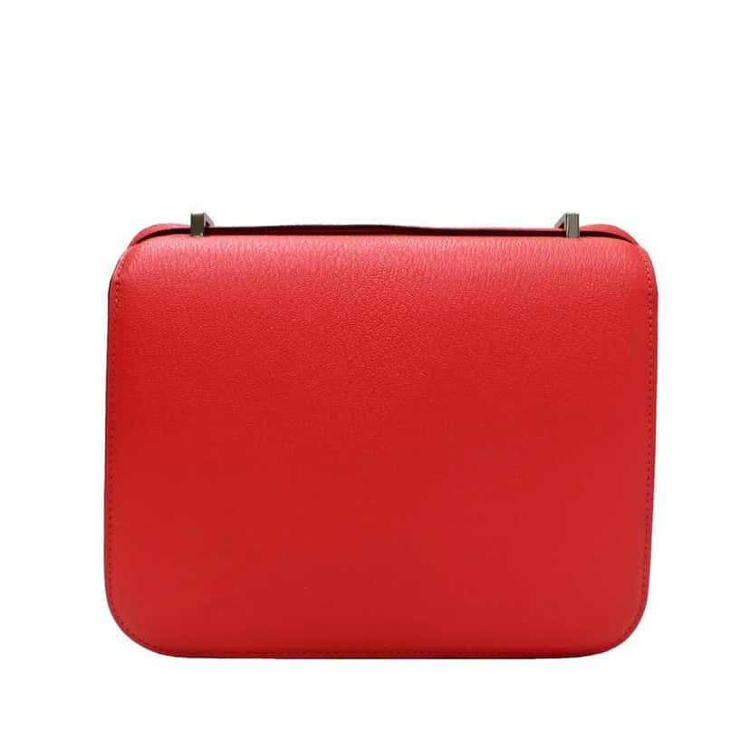 Hermès Mini Epsom Constance 18 Red Leather Good condition - Inside View