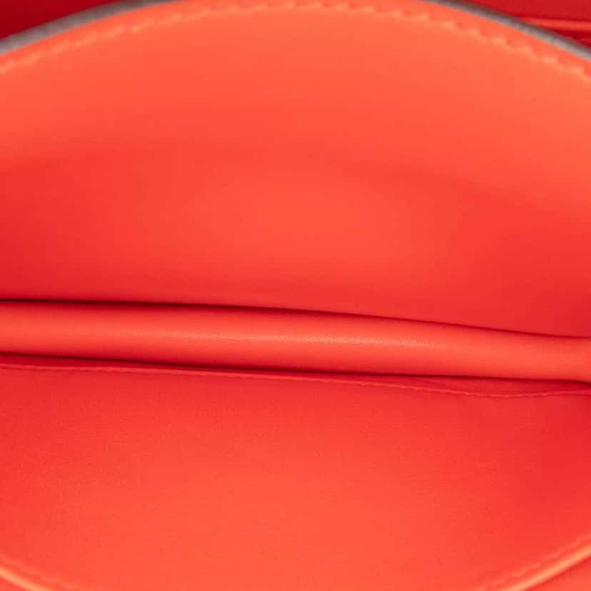 Hermès Mini Tadelakt Constance 18 Red Leather Good condition - Box View