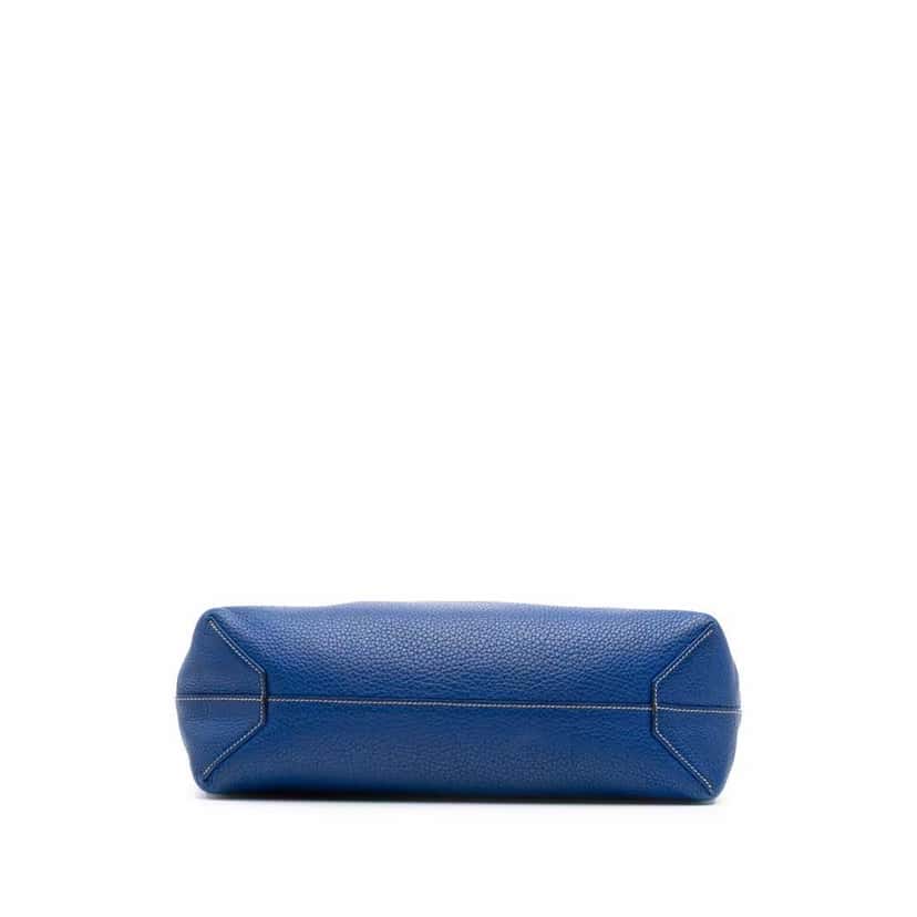 Hermès Clemence Double Sens 36 Blue Leather Good condition - Inside View