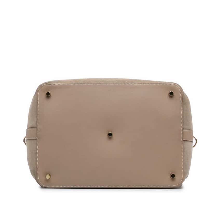 Hermès Veau Grizzly and Swift Toolbox 33 Brown Leather Good condition - Inside View