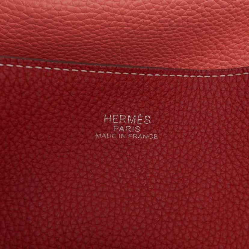 Hermès Clemence Double Sens 36 Pink Leather Good condition - Box View