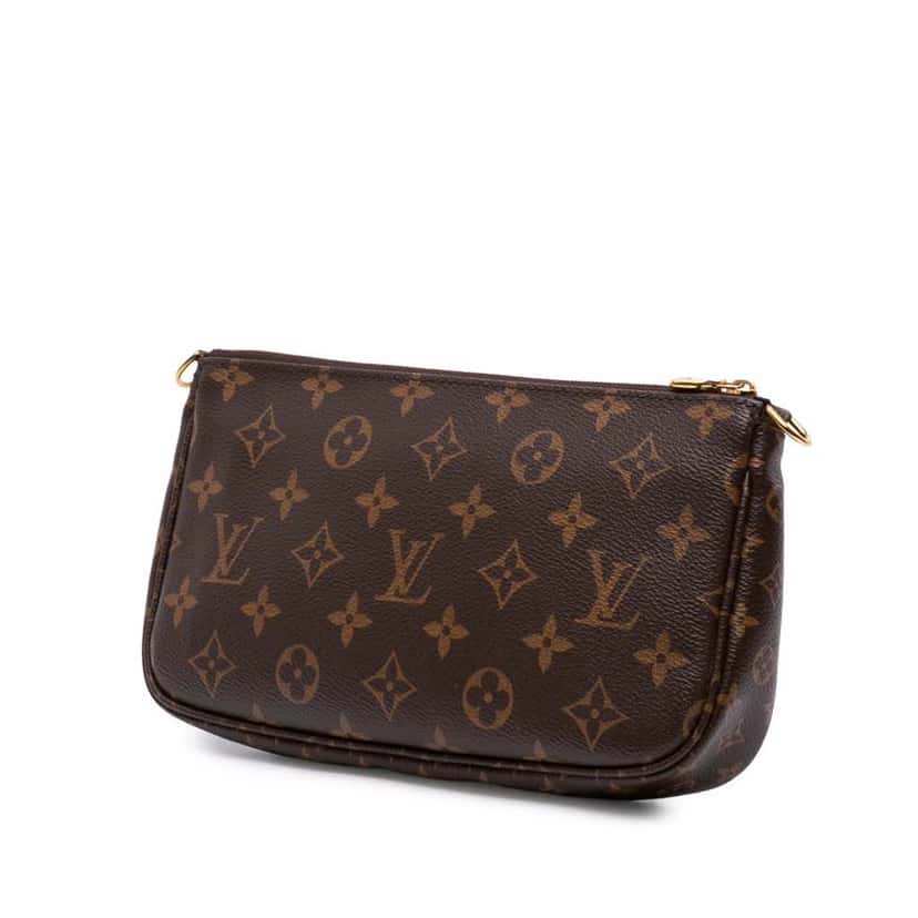 Louis Vuitton Monogram Multi Pochette Accessoires Brown Canvas Good condition - Back View
