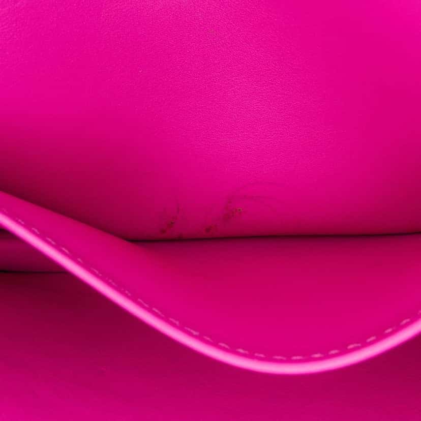 Hermès Evercolor Evergrain Multiplis Clutch Pink Leather Good condition - Box View