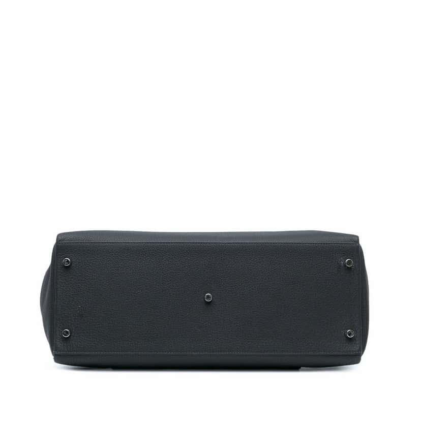 Hermès Togo Maxi Kelly 42 Black Leather Very good condition - Inside View