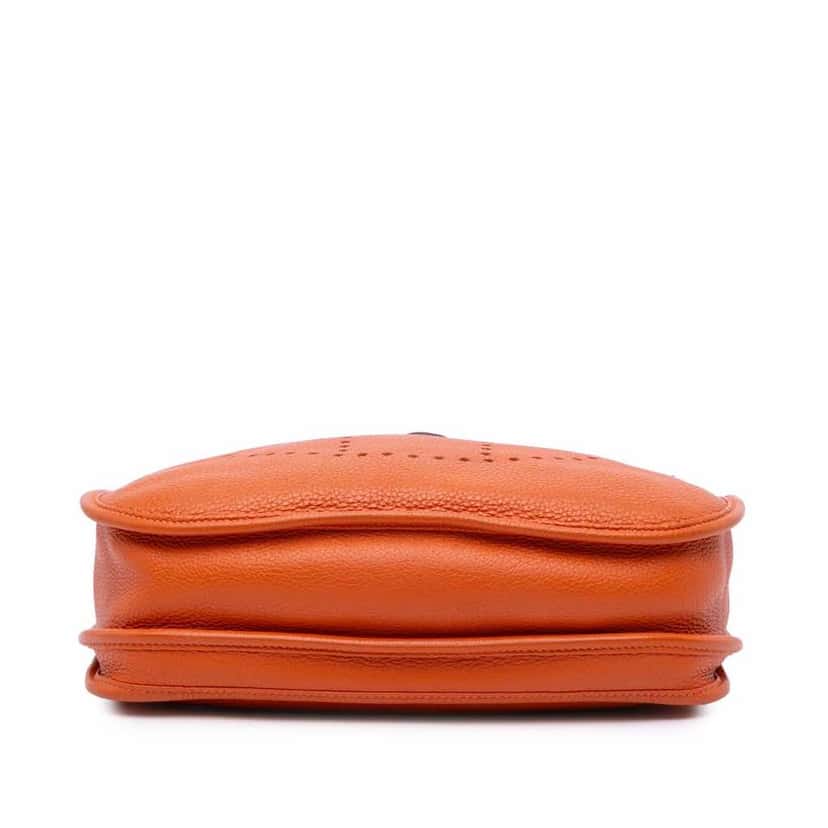 Hermès Clemence Evelyne III PM Orange Leather Good condition - Inside View