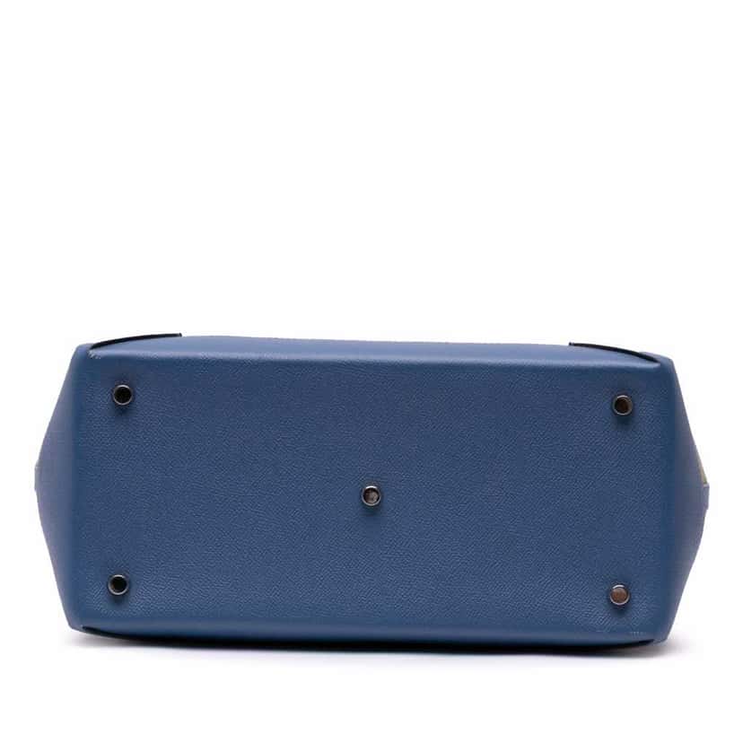 Hermès Doblis Suede and Epsom Maxibox Cabas 30 Brown Leather Good condition - Inside View