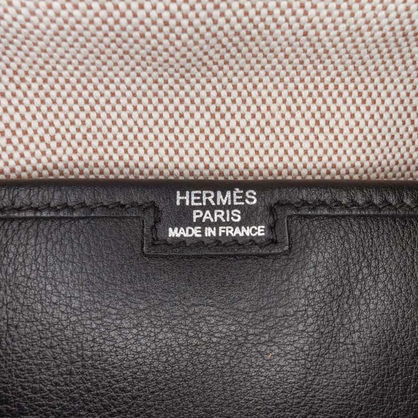 Hermès Swift Jige GM Black Leather Good condition - Box View
