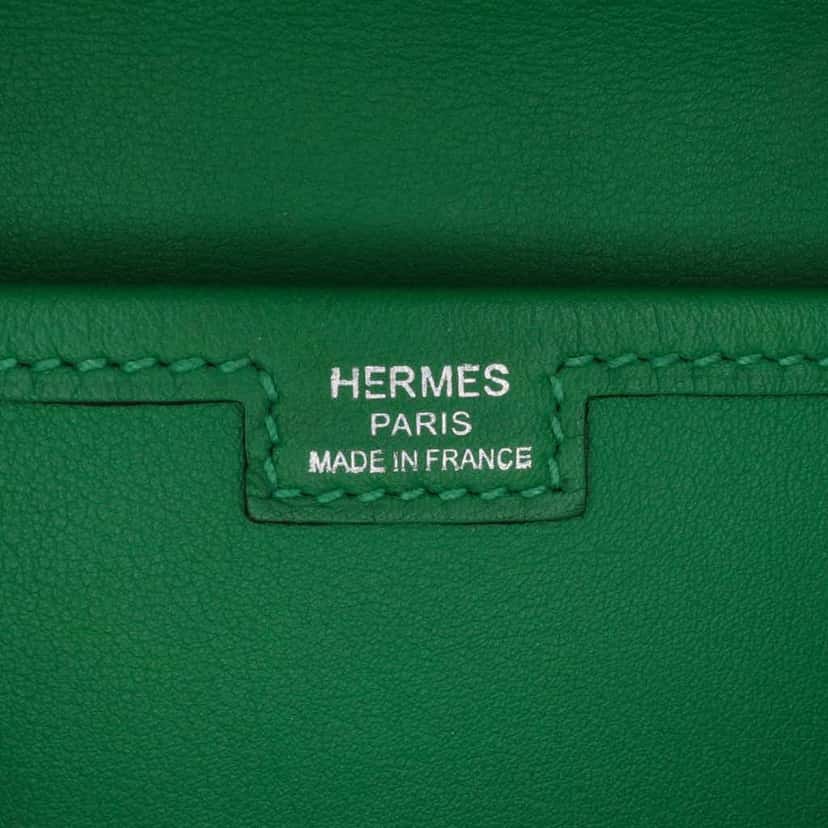 Hermès Swift Jige Elan 29 Green Leather Good condition - Box View