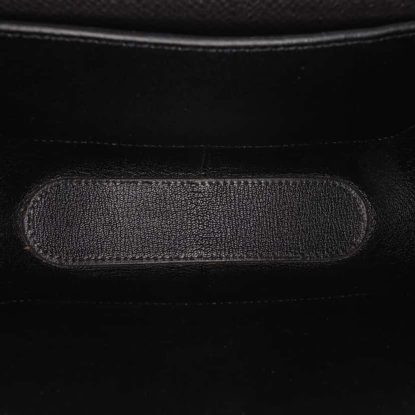 Hermès Epsom Octogone 23 Black Leather Very good condition - Model View