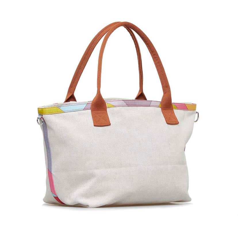 Hermès Toile Petit H So White Good condition - Back View