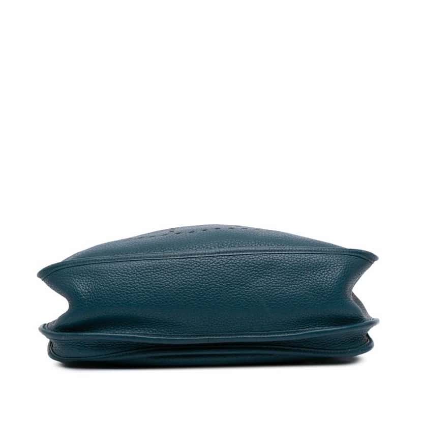 Hermès Clemence Evelyne III 29 Blue Leather Good condition - Inside View