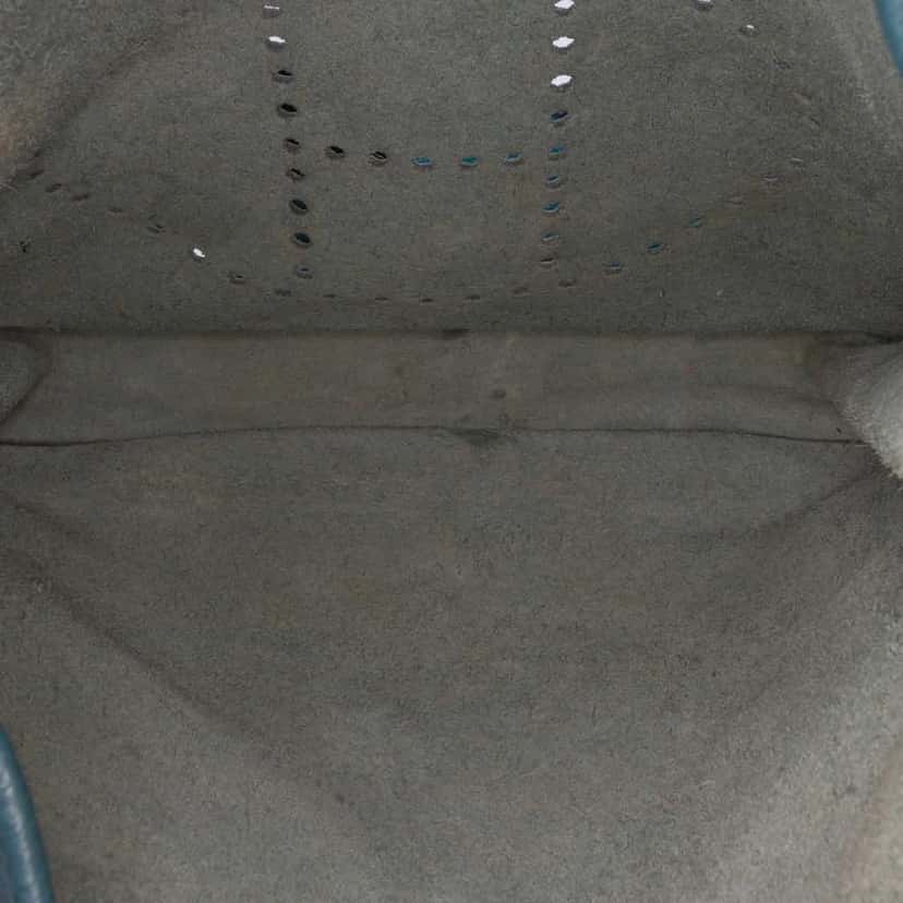 Hermès Clemence Evelyne III 29 Blue Leather Good condition - Model View