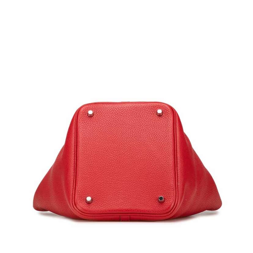 Hermès Clemence Picotin Lock 22 Red Leather Good condition - Inside View