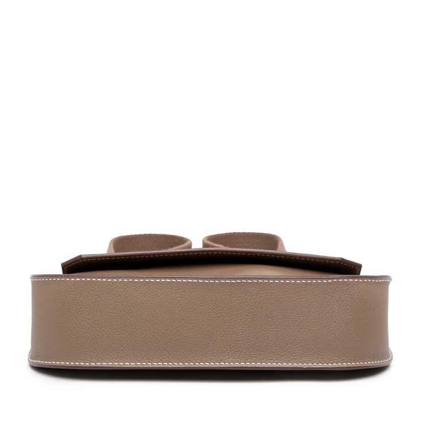 Hermès Mini Evercolor Jypsiere Brown Leather Good condition - Inside View