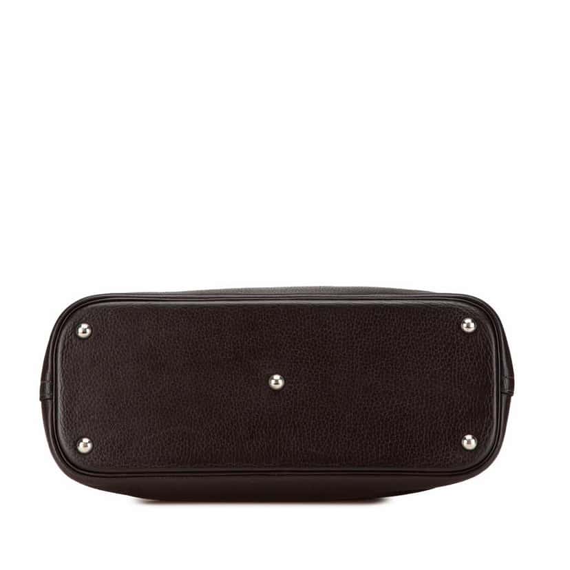 Hermès Clemence Bolide 35 Brown Leather Good condition - Inside View