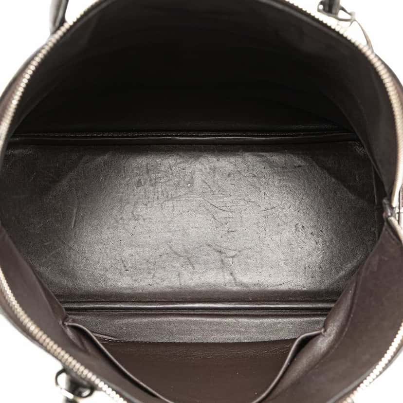 Hermès Clemence Bolide 35 Brown Leather Good condition - Model View