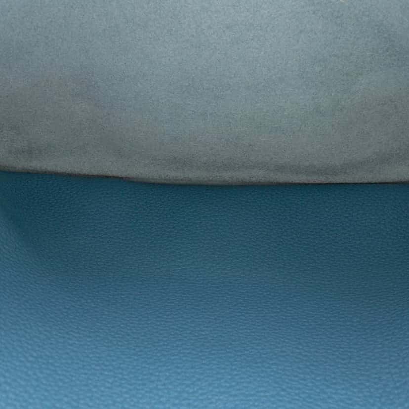 Hermès Clemence Evelyne III 33 Blue Leather Good condition - Box View