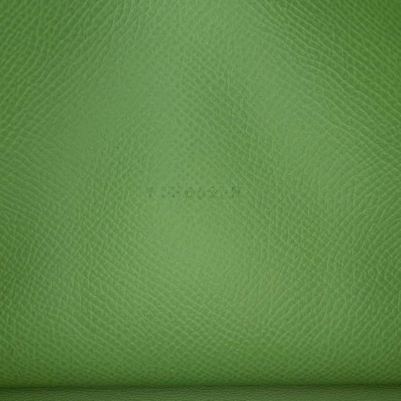 Hermès Epsom Constance Long To Go Wallet Green Leather Good condition - Box View