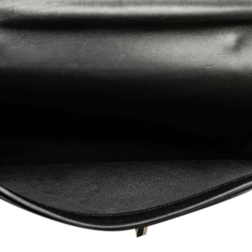 Hermès Swift Sac A Depeches 27 Black Leather Good condition - Model View