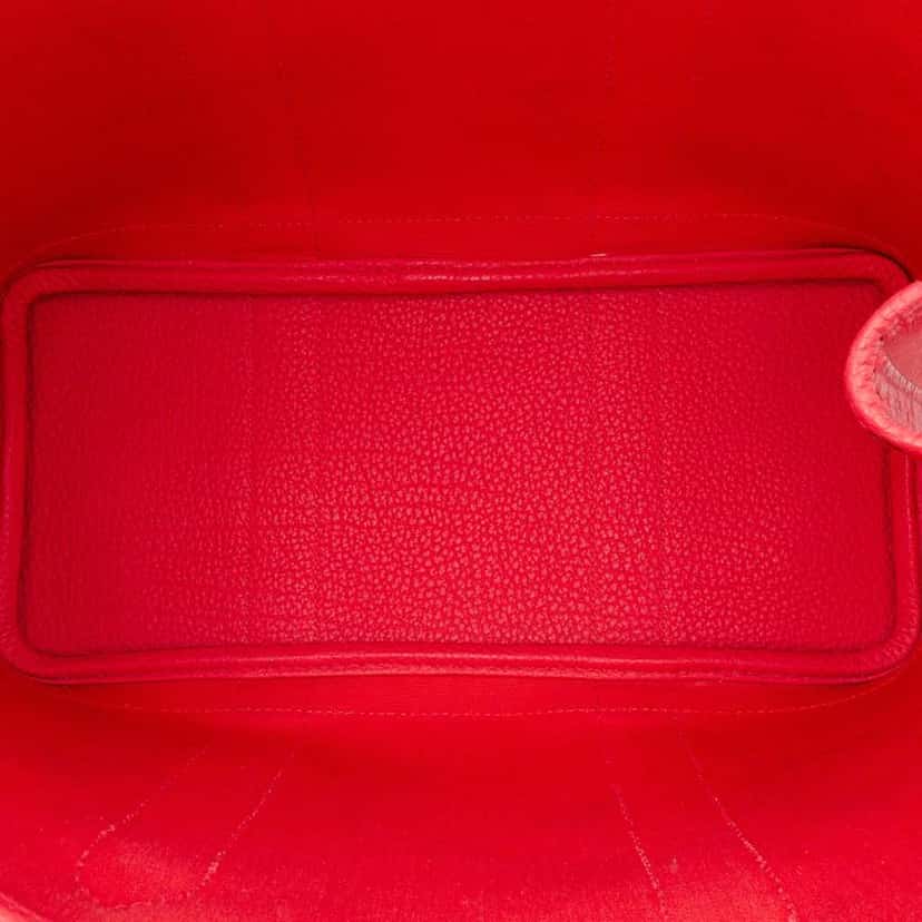 Hermès Toile and Negonda Garden Party 30 Red Good condition - Model View