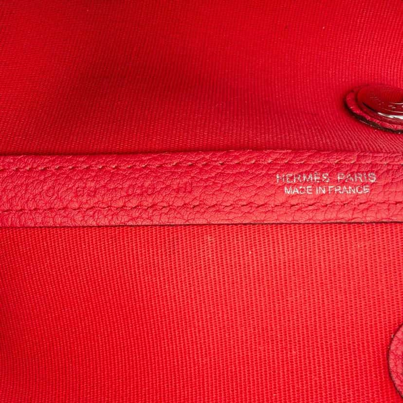 Hermès Toile and Negonda Garden Party 30 Red Good condition - Box View