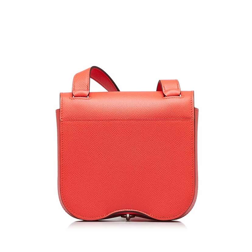 Hermès Mini Epsom Della Cavalleria Red Leather Good condition - Inside View