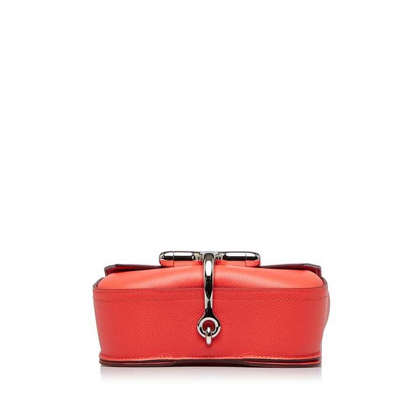 Hermès Mini Epsom Della Cavalleria Red Leather Good condition - Model View