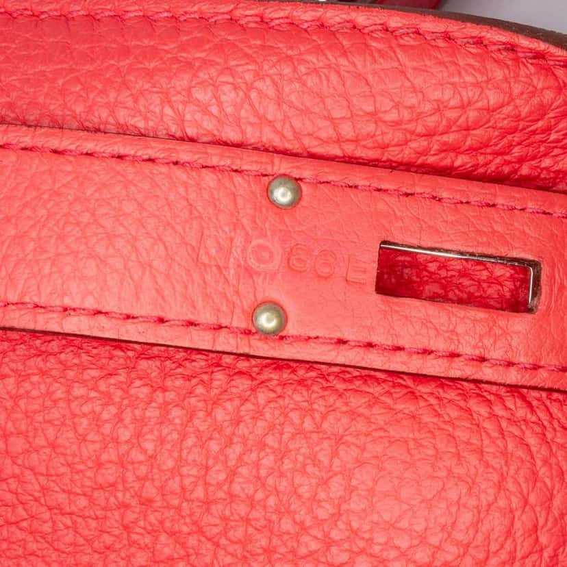 Hermès Clemence Jypsiere 31 Red Leather Good condition - Box View
