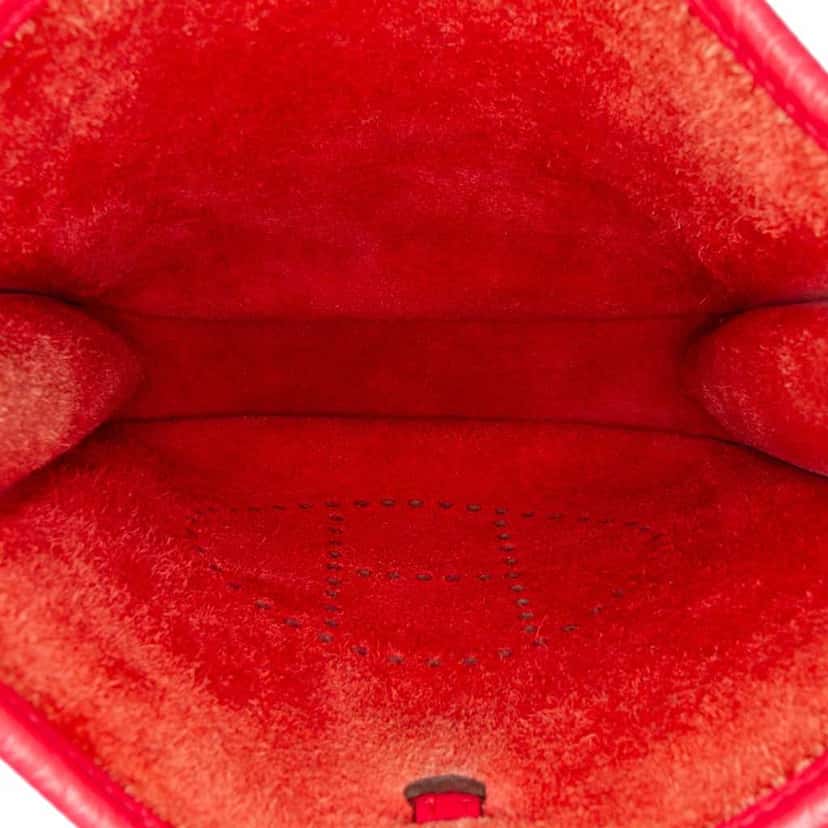 Hermès Clemence Evelyne TPM Pink Leather Good condition - Model View