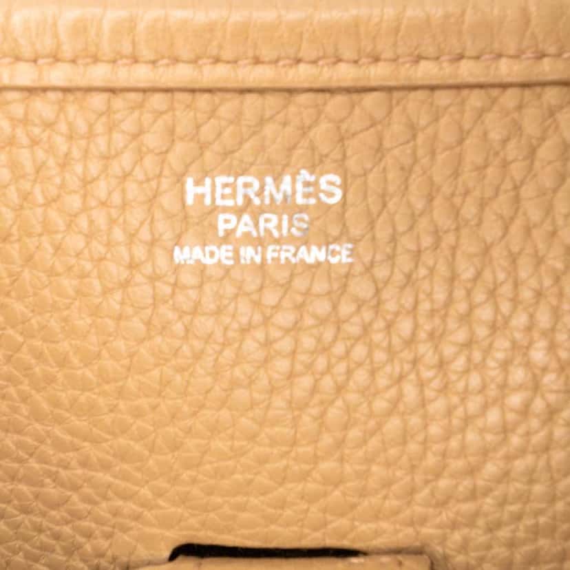 Hermès Clemence Evelyne II GM Brown Leather Good condition - Box View