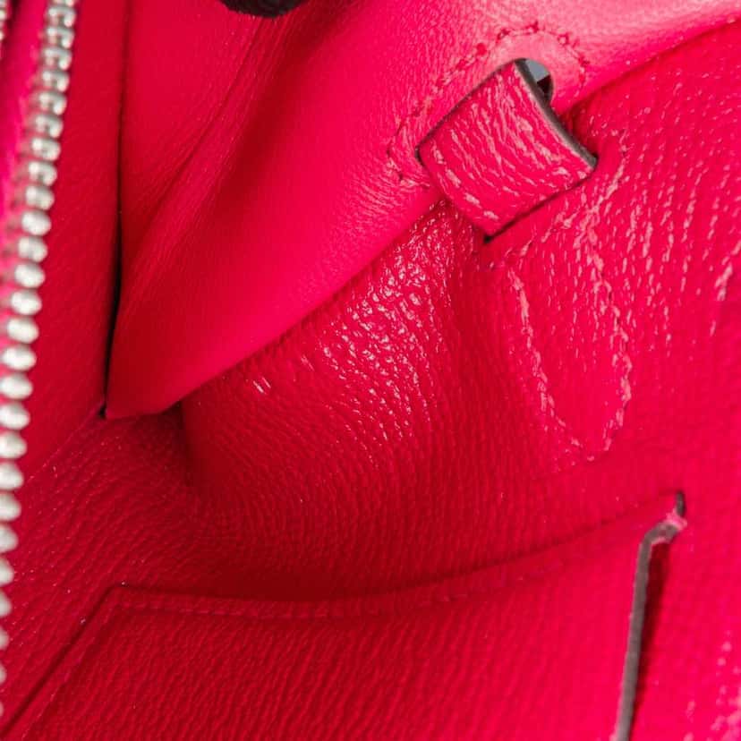 Hermès Chevre Mysore Kelly To Go Wallet Pink Leather Good condition - Box View