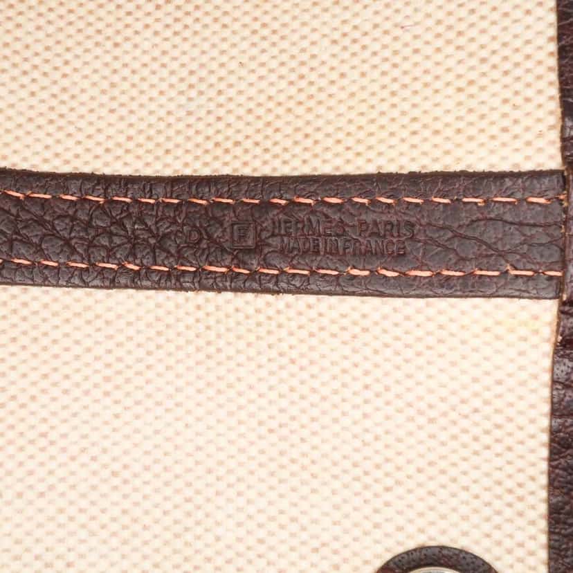 Hermès Toile and Negonda Garden Party 36 Brown Good condition - Box View