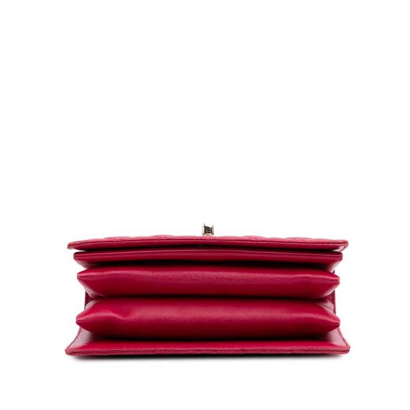 Chanel Small Quilted Lambskin Citizen Chic Flap Pink Leather Good condition - Inside View