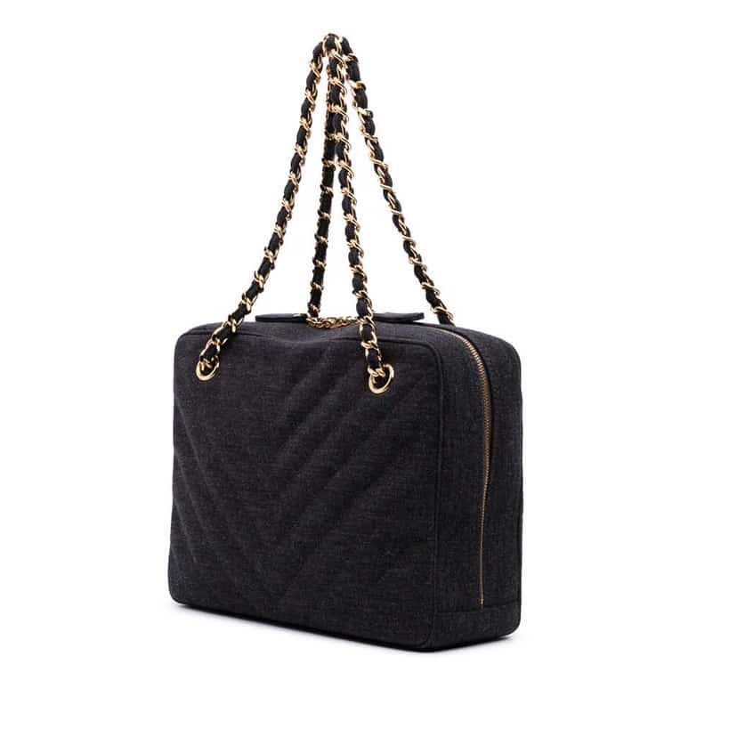 Chanel CC Chevron Jersey Camera Bag Other Good condition - Back View