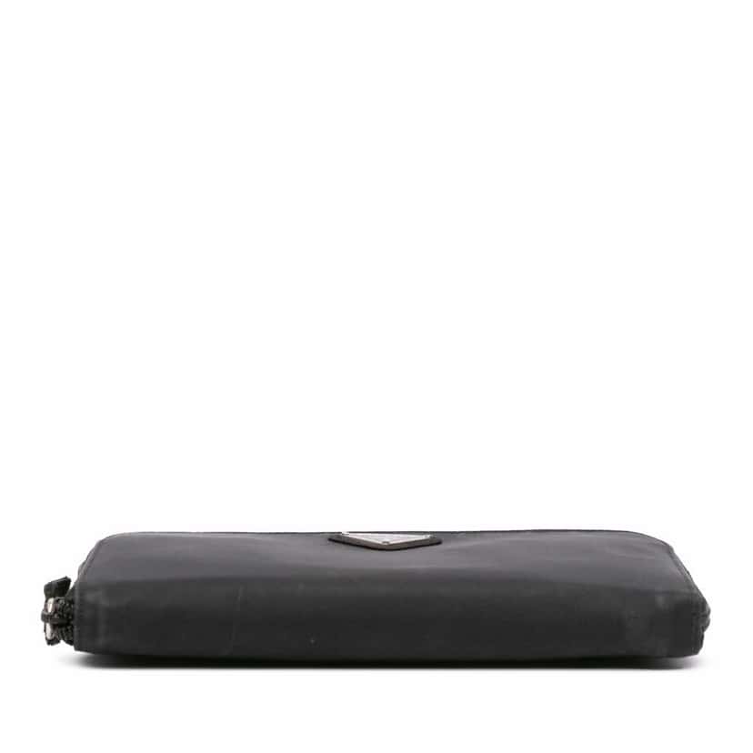 Prada Tessuto Zip Around Long Wallet Black Good condition - Inside View