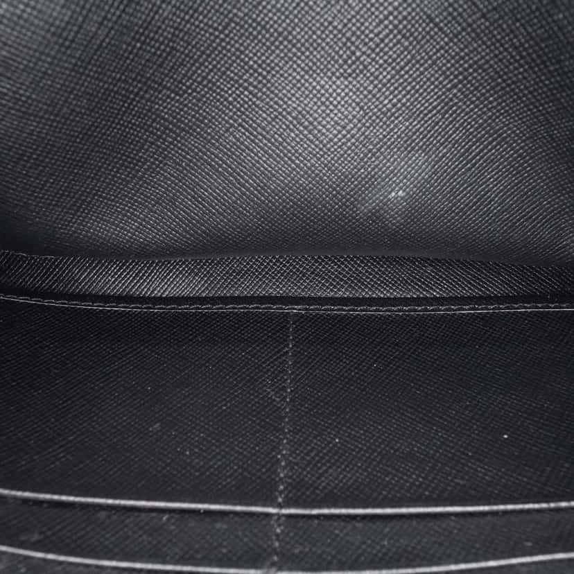 Prada Tessuto Zip Around Long Wallet Black Good condition - Box View