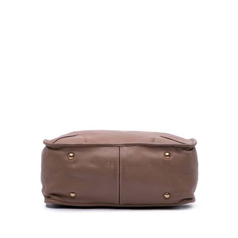 Prada Cervo Tote Brown Leather Good condition - Inside View