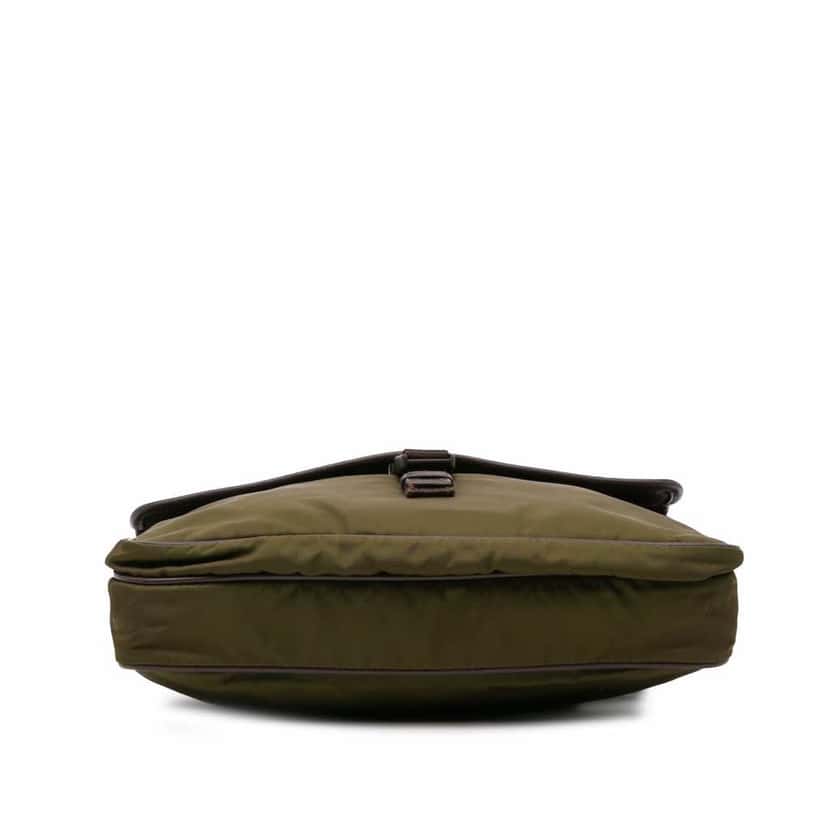 Prada Tessuto Zip Top Crossbody Green Good condition - Inside View