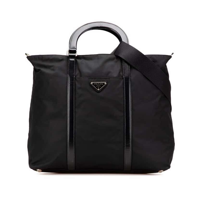 Prada Tessuto Satchel Black Good condition - Front View