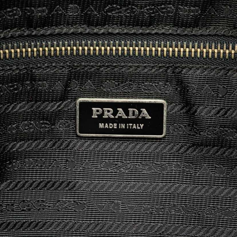 Prada Tessuto Satchel Black Good condition - Box View