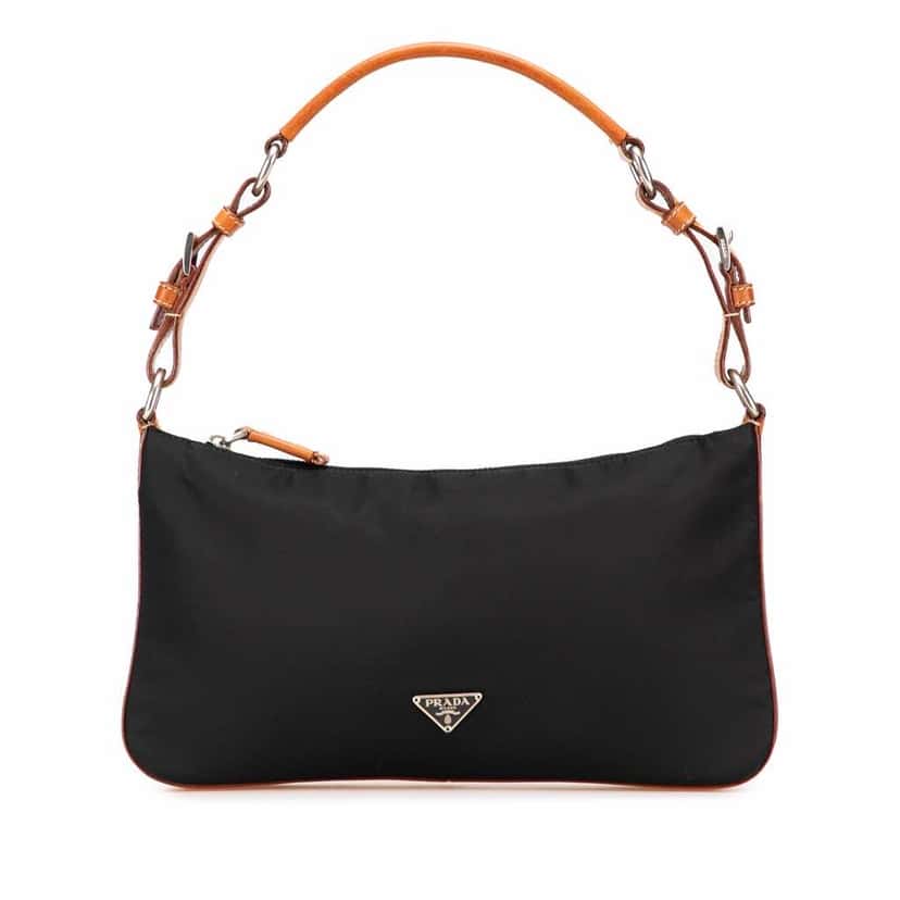 Prada Tessuto Shoulder Bag Black Good condition - Front View