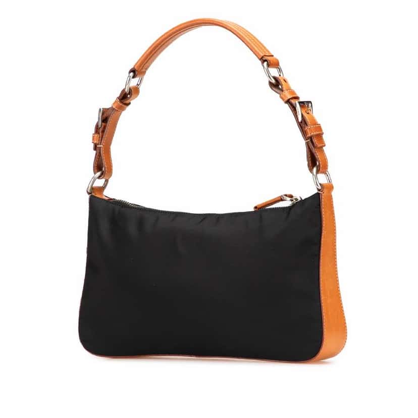 Prada Tessuto Shoulder Bag Black Good condition - Back View