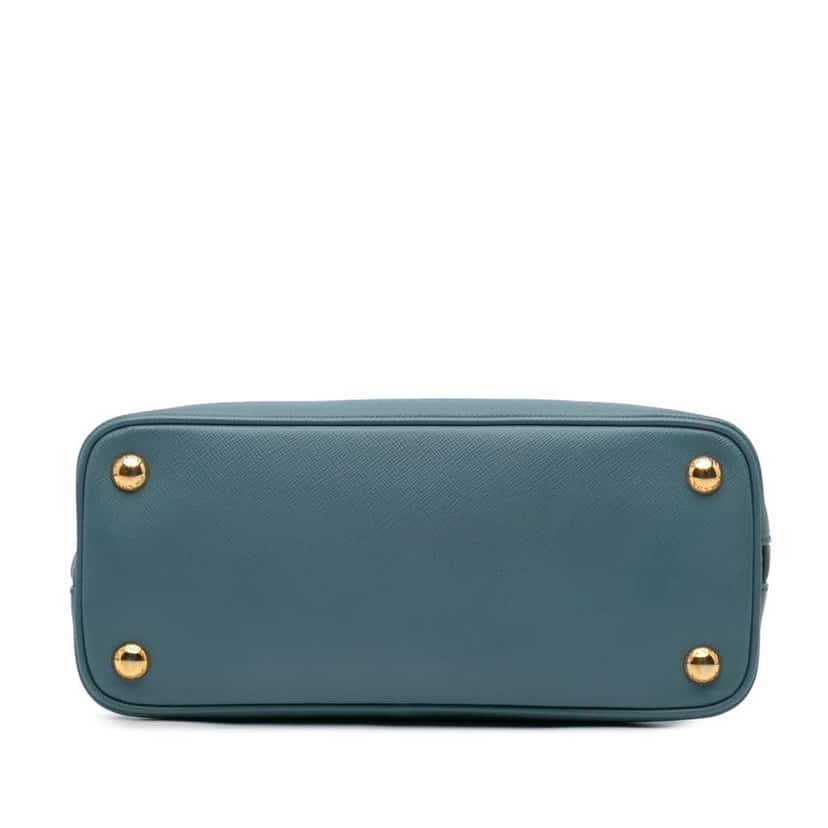 Prada Small Saffiano Lux Promenade Blue Leather Good condition - Inside View